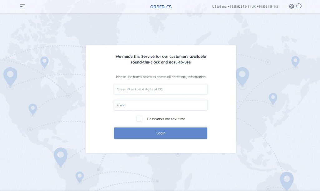 Order-Cs site